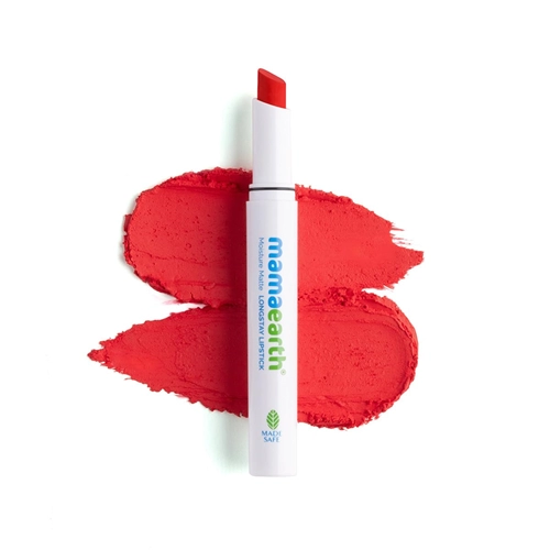 Moisture Matte Longstay Lipstick with Avocado Oil & Vitamin E for 12 Hour Long Stay-01- 2 g-GrapefruitPink